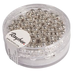 Perles en plastique, 4 mm ø
