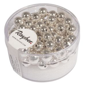Perles en plastique, 6 mm ø