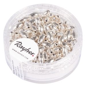 Perles en plastique, 6x3 mm