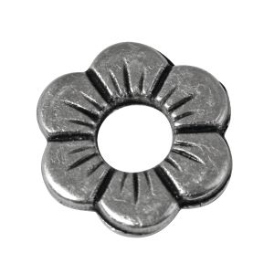 Ornement métal: Fleur, 12mm ø