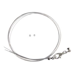 Fil pour bijoux-collier, 0,4mm ø, 50cm