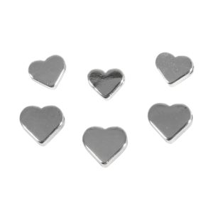 Perles en métal Coeur