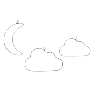 Demi-lune+nuages de fil