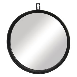 Miroir en métal, 18cm ø