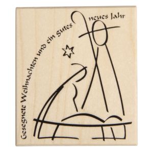 Tampon  Gesegnete Weihnachten und...