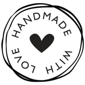 Tampons Handmade with love , 3cm ø