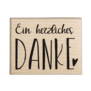 Tampon Ein herzliches Danke
