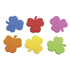 Sponge rubber punchings Shamrocks