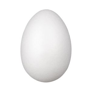 Oeuf en polystyrène, en 2 pces