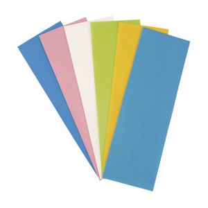 Feuille de cire, teintes pastelles