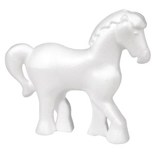 Cheval en polystyrène