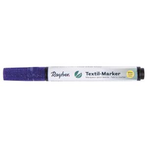 Marqueur couvrant pailleté pour textile