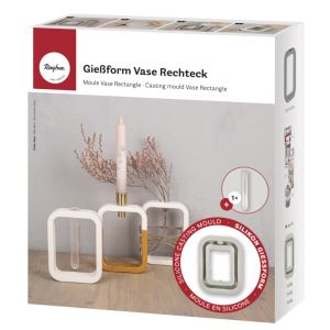 Moule en silicone Vase Rectangle