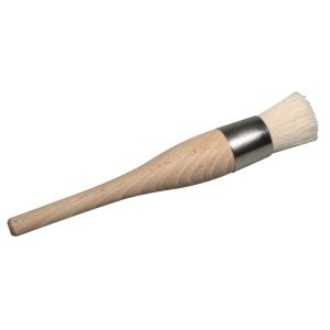 Pinceau rond, brosse blanche