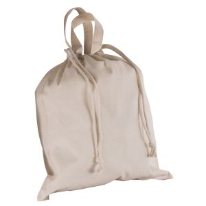 Sac en coton av. cordon, non imprimé