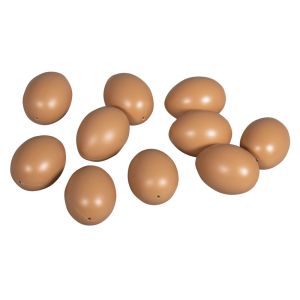 Oeufs en plastique, 6cm ø
