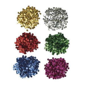 Mélange paillettes - Coul. de base, ø6mm