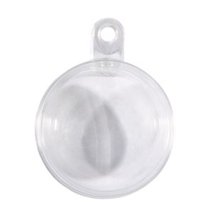 Plastic ball, two-parts, 7cm ø