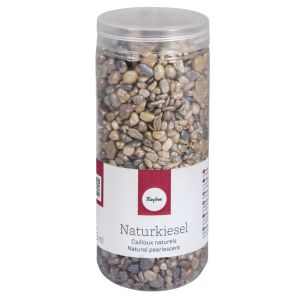 Cailloux naturels avec brillant nacré