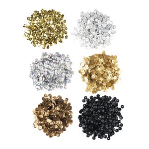 Mélange de paillettes Glam ,ø6mm ø