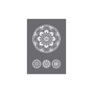 Pochoir sérigraphie Art of Mandala A5