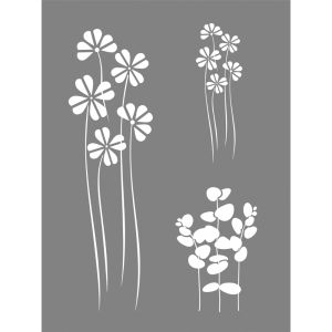 Pochoir Flower Mix