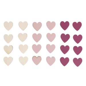 MDF Miniatures Petit coeurs, ø1,6cm