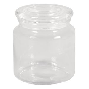 Verre à provision+couvercle verre ø10cm