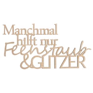 Ecrit.bois  Feenstaub&Glitzer , FSC 100%