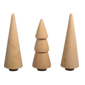 Arbres en bois, 2,9cm ø