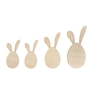 Lapin décoratiif en bois, FSC Mix Credit