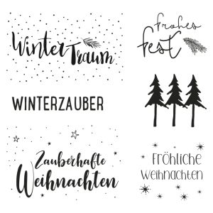 Clear Stamps - Weihnachtsgrüße