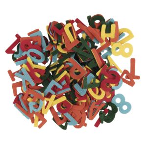 Lettres+chiffres en feutrine