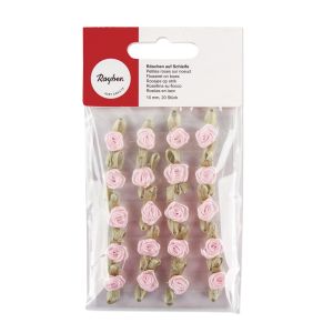 Petites roses sur noeud, 10 mm ø