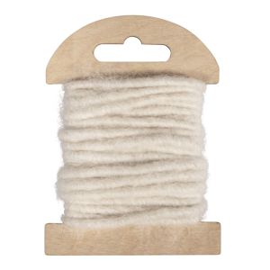 Wool cord with jute core, 5mm ø