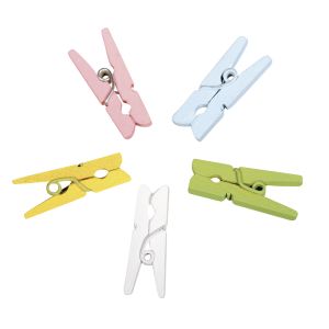 Pinces en bois mini