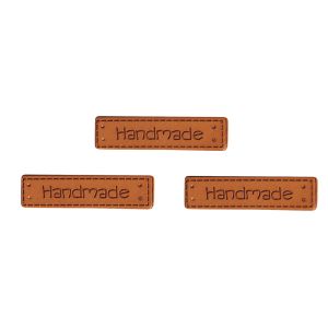 Labels en similicuir- Handmade