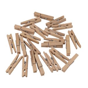 Pinces à linge en bois, 4,5 cm
