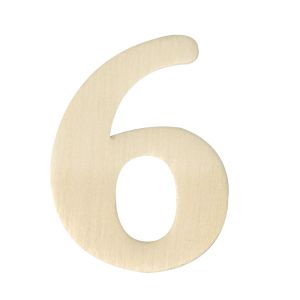 Chiffres en bois, 4 cm