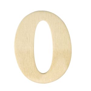 Chiffres en bois, 4 cm