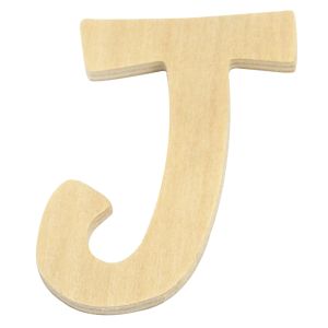 Lettre en bois J FSC Mix Credit, 6cm ø