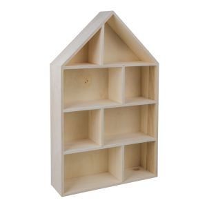 Etagère mur. bois Maison FSC Mix Credit
