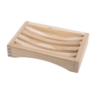 Porte-savon en bois, FSC Mix Credit