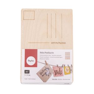 Carte postale en bois, FSC 100%