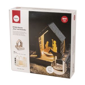 Holz 3D-Bausatz Haus, FSC Mix Credit