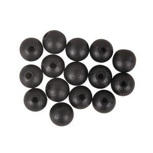 Boules bois percées FSC 100%,mat, ø 10mm