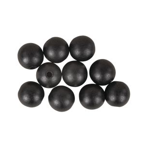 Boules bois percées FSC 100%,mat, ø 25mm
