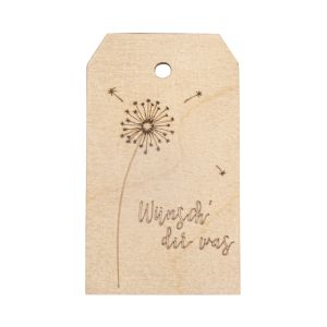Pendentif en bois, FSC Mix Credit