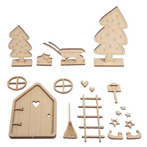 Porte en bois Lutin Tomte,FSC Mix Credit