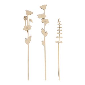 Pique bois Papaver&herbe,FSC Mix Credit